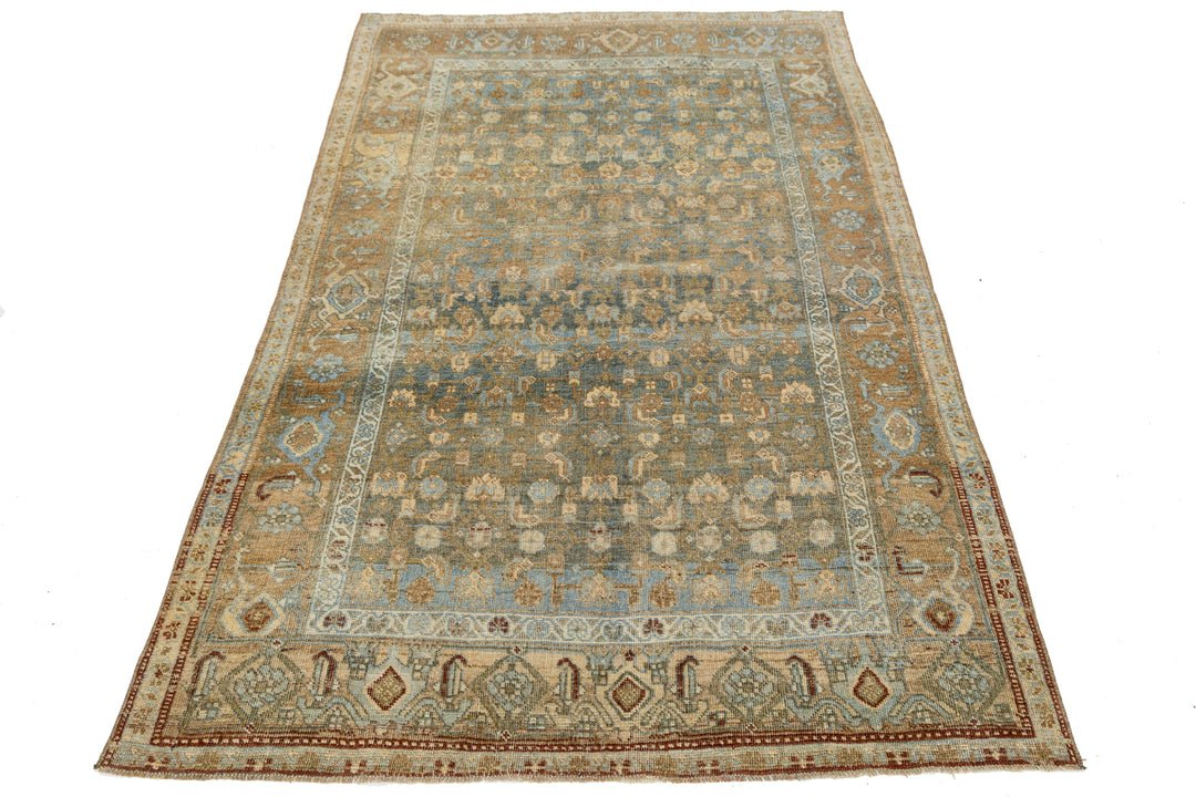 Antique Malayer Wool Rug 4 X 7