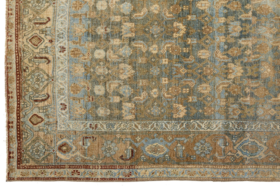 Antique Malayer Wool Rug 4 X 7
