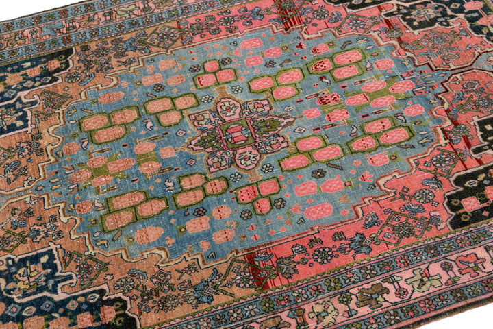 Antique Bidjar Wool Rug 4 X 5