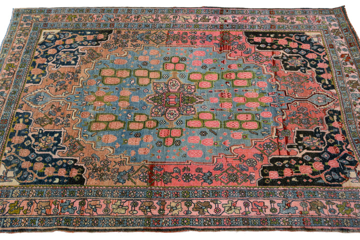 Antique Bidjar Wool Rug 4 X 5