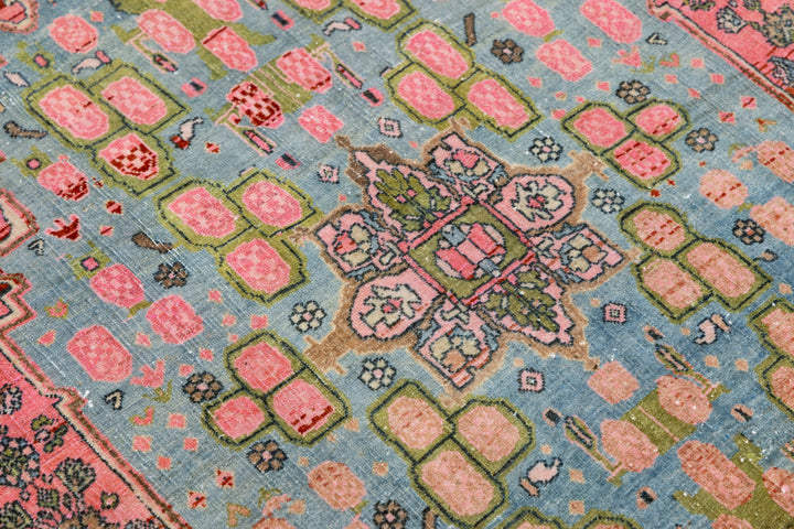 Antique Bidjar Wool Rug 4 X 5