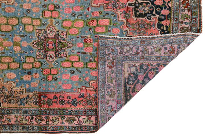 Antique Bidjar Wool Rug 4 X 5