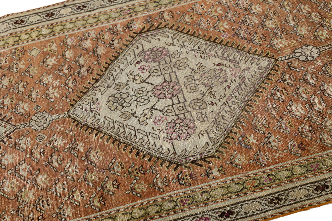 Antique Malayer Wool Runner 3 X 11
