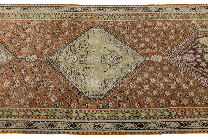 Antique Malayer Wool Runner 3 X 11