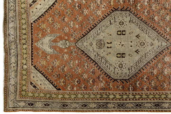 Antique Malayer Wool Runner 3 X 11