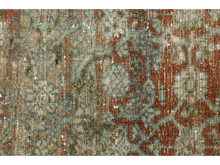 Antique Malayer Wool Runner 3 X 10