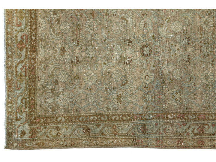 Antique Malayer Wool Runner 3 X 10