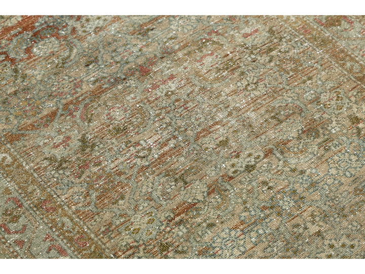 Antique Malayer Wool Runner 3 X 10