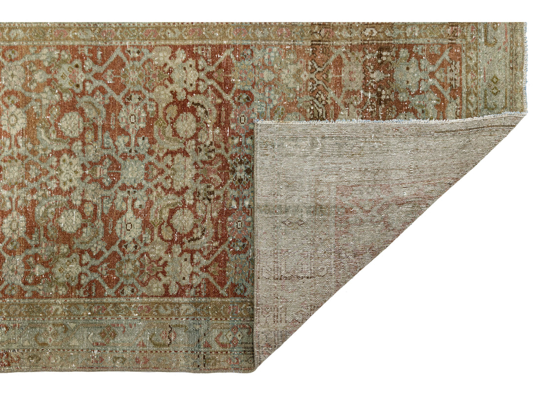 Antique Malayer Wool Runner 3 X 10