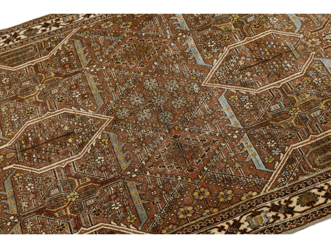 Antique Malayer Wool Rug 3 X 5