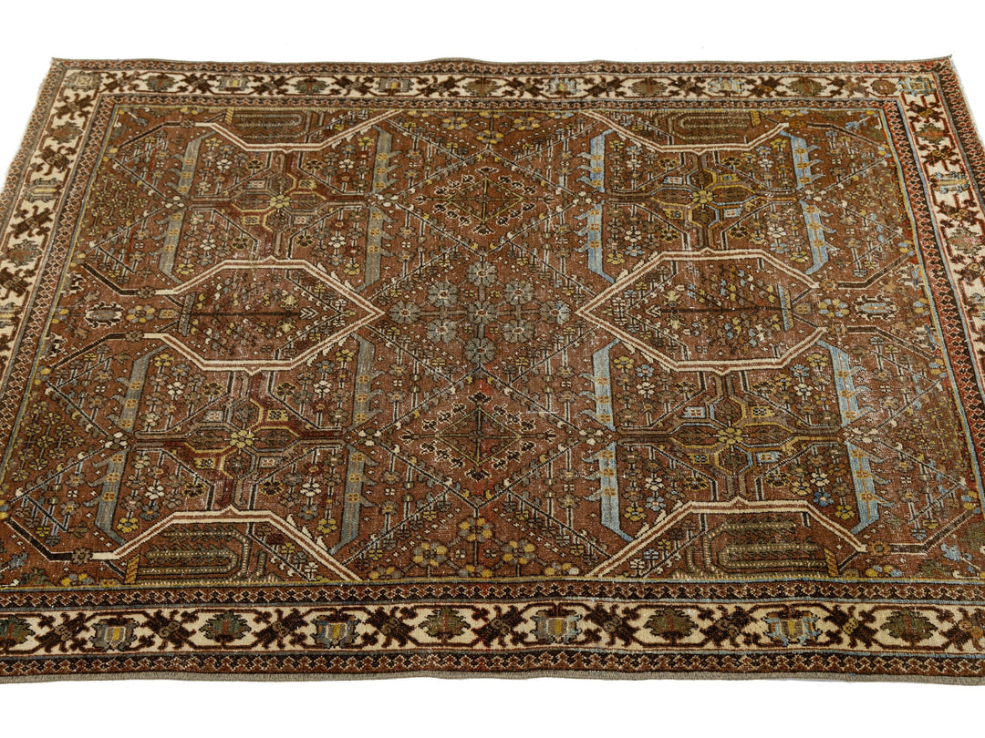 Antique Malayer Wool Rug 3 X 5