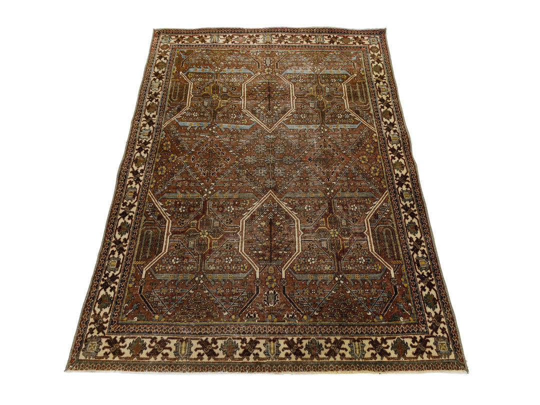 Antique Malayer Wool Rug 3 X 5