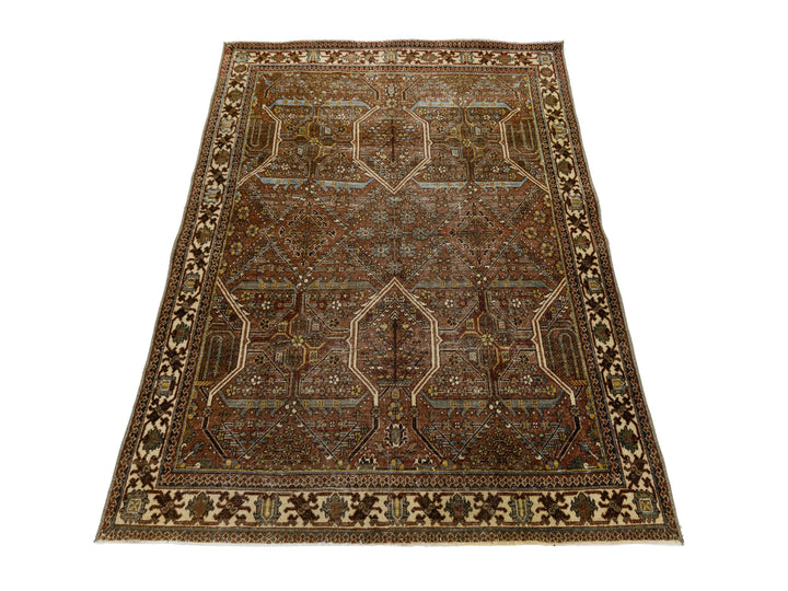Antique Malayer Wool Rug 3 X 5