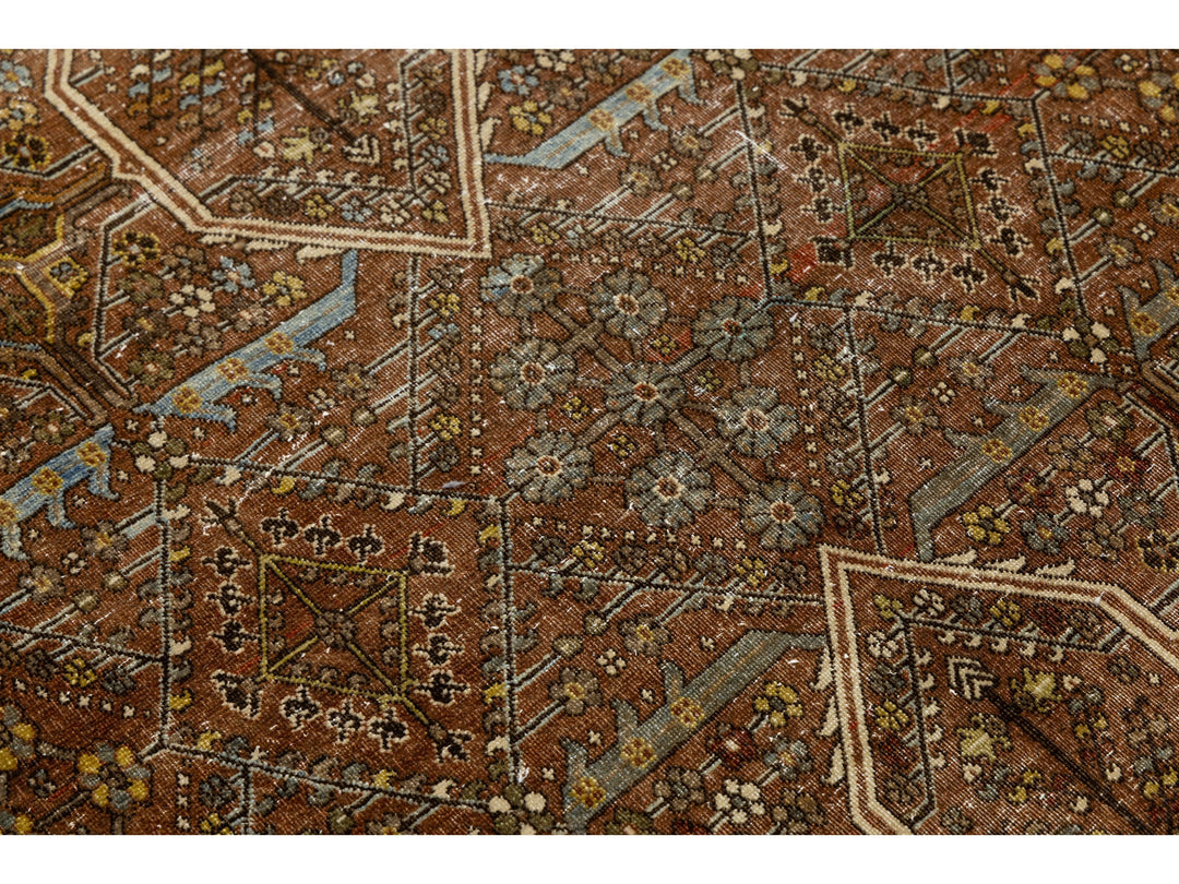 Antique Malayer Wool Rug 3 X 5