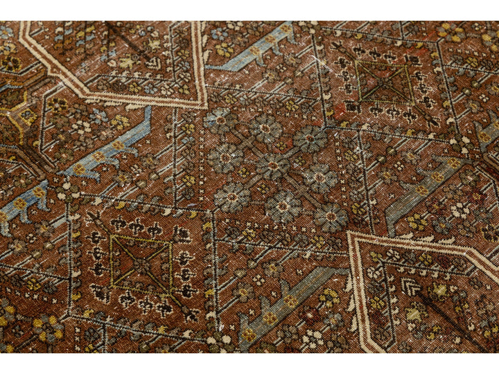 Antique Malayer Wool Rug 3 X 5