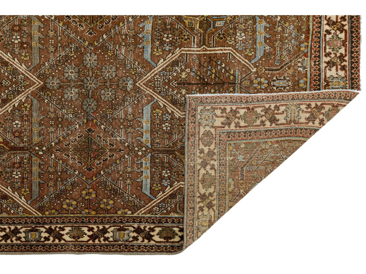 Antique Malayer Wool Rug 3 X 5