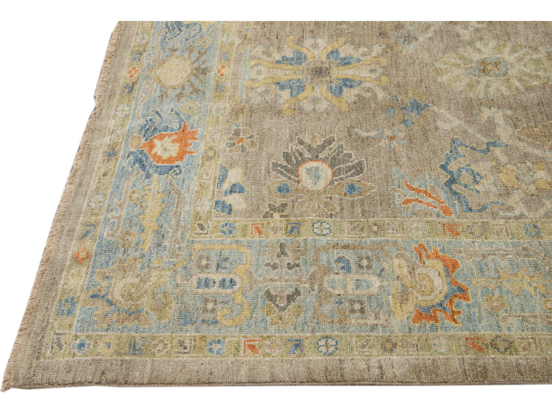 Modern Sultanabad Wool Rug 6 X 10
