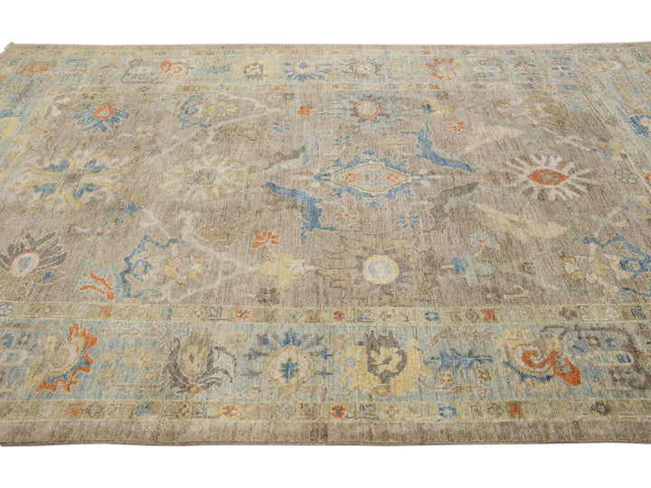 Modern Sultanabad Wool Rug 6 X 10