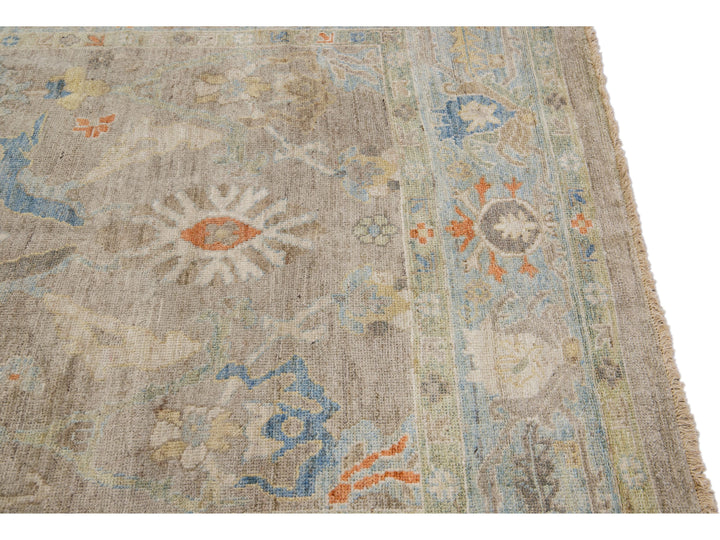 Modern Sultanabad Wool Rug 6 X 10