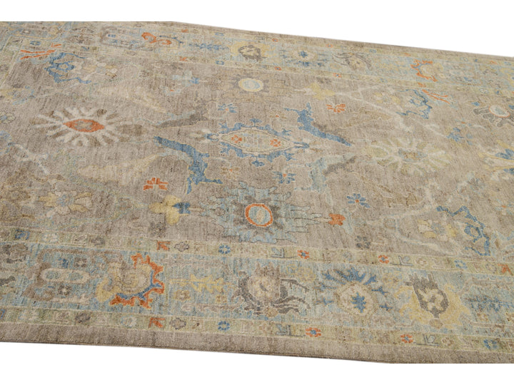 Modern Sultanabad Wool Rug 6 X 10