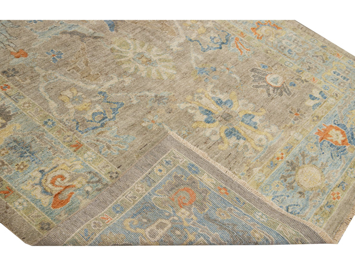 Modern Sultanabad Wool Rug 6 X 10
