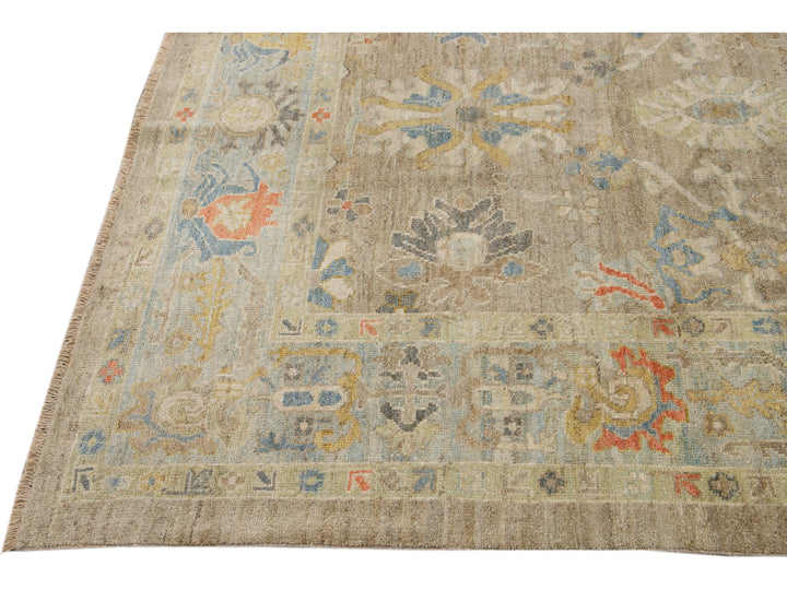 Modern Sultanabad Wool Rug 6 X 10