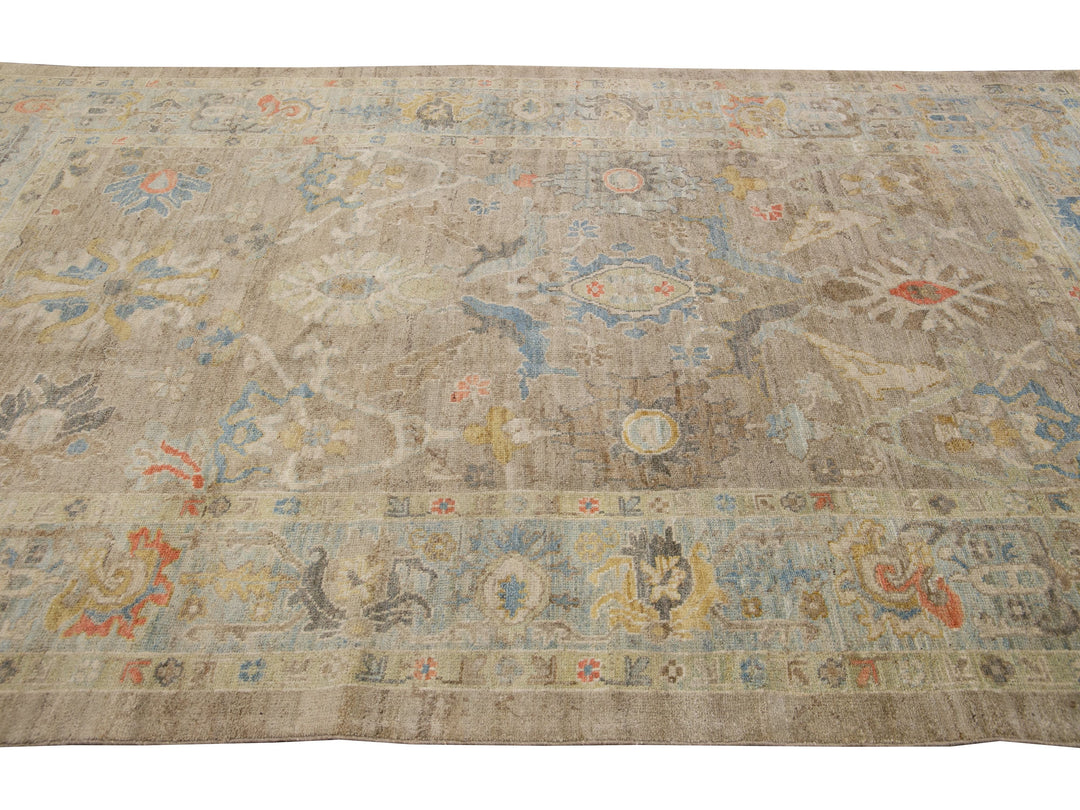 Modern Sultanabad Wool Rug 6 X 10