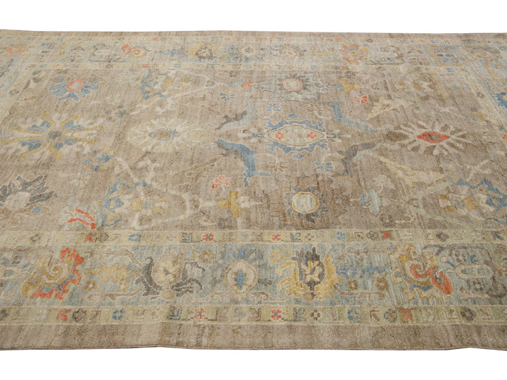 Modern Sultanabad Wool Rug 6 X 10