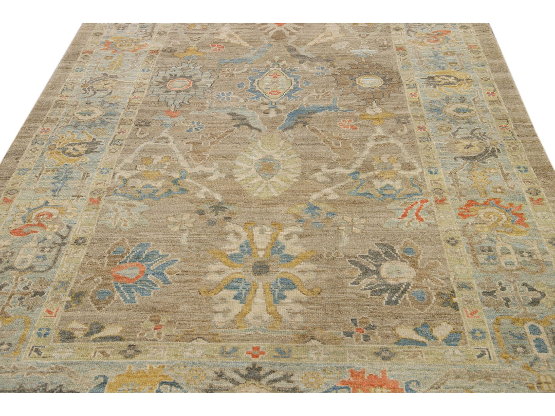 Modern Sultanabad Wool Rug 6 X 10