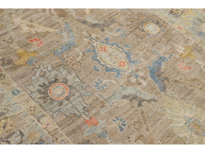 Modern Sultanabad Wool Rug 6 X 10