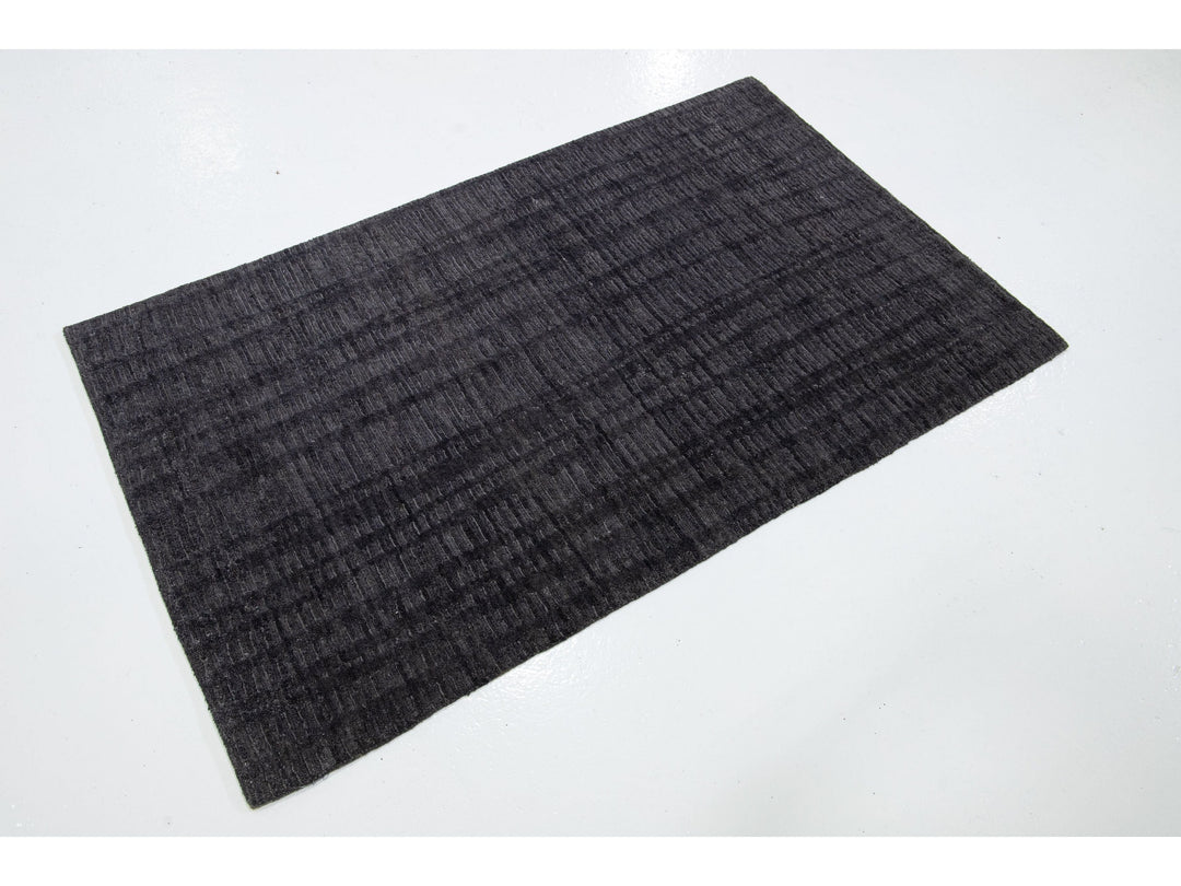 Contemporary Wool and Linen Custom Rug