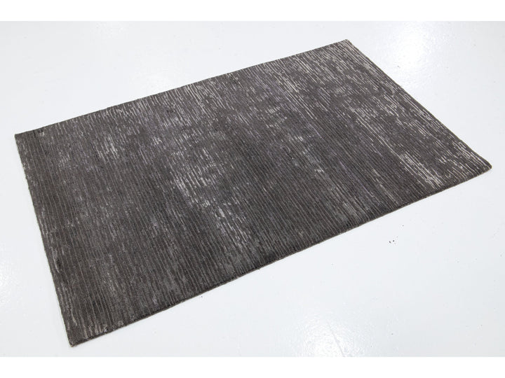 Contemporary Wool and Bamboo Silk Custom Rug