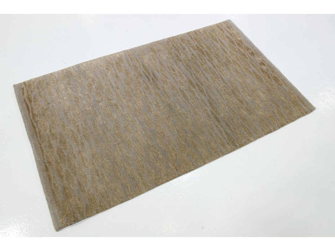 Contemporary Wool and Silk Custom Rug