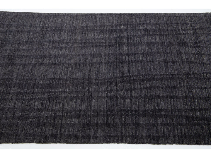Contemporary Wool and Linen Custom Rug