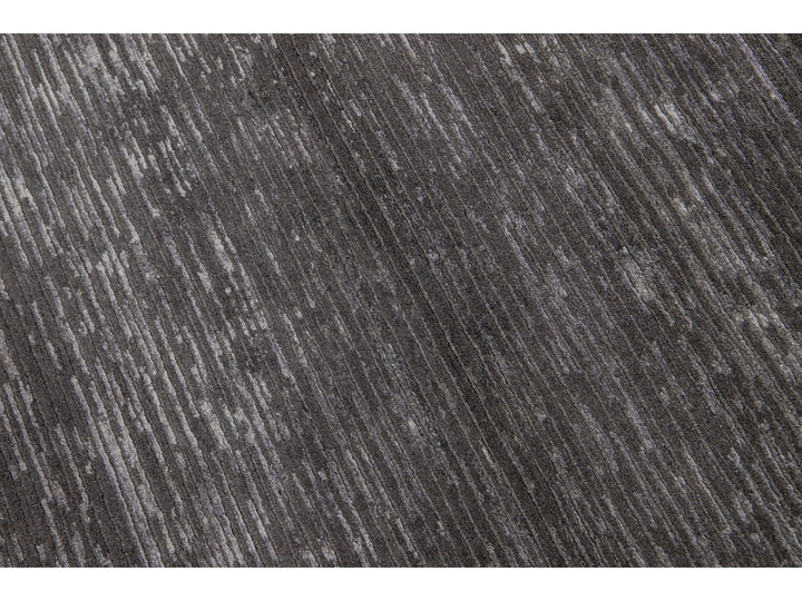 Contemporary Wool and Bamboo Silk Custom Rug