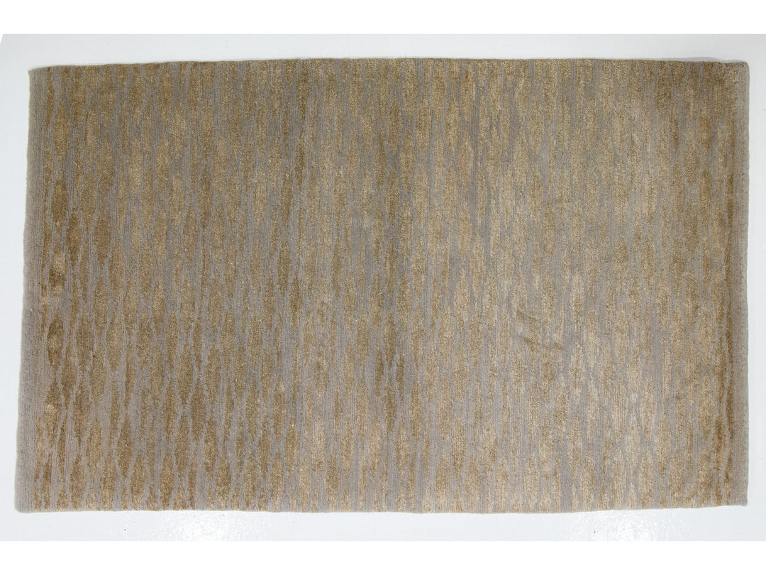 Contemporary Wool and Silk Custom Rug