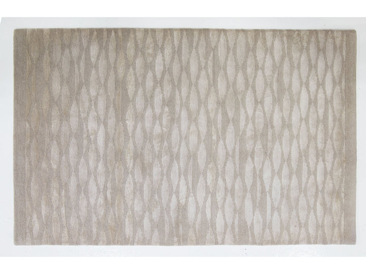 Contemporary Wool and Silk Custom Rug