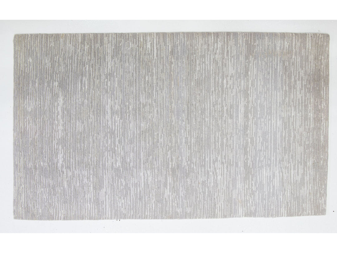 Contemporary Wool and Bamboo Silk Custom Rug