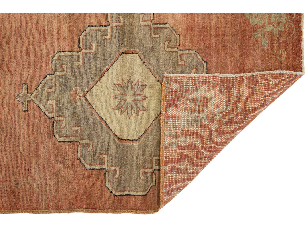 Vintage Turkish Anatolian Wool Runner Rug 3 X 8