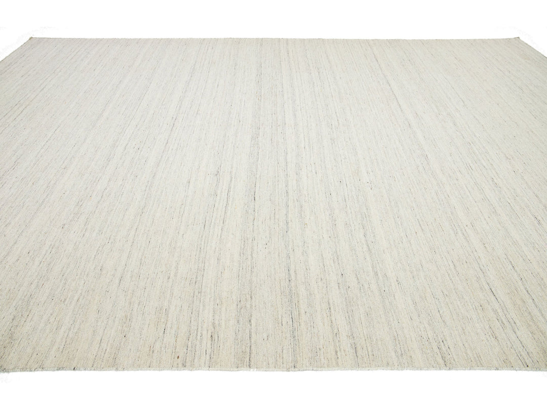Modern Flatweave Wool Rug 10 X 15