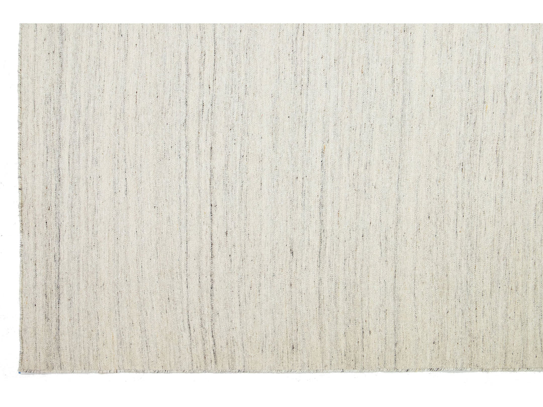 Modern Flatweave Wool Rug 10 X 15