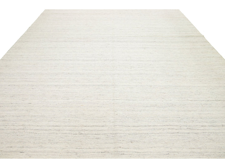 Modern Flatweave Wool Rug 10 X 15