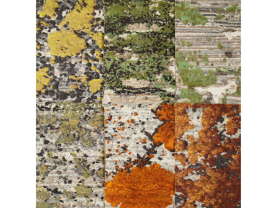 Modern Foilage Wool Custom Rug