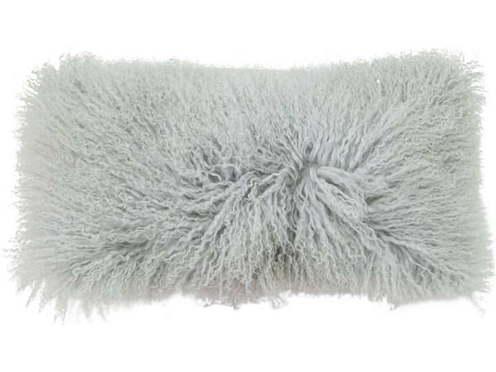 Modern Mongolian Lamb Fur Single Side Pillow