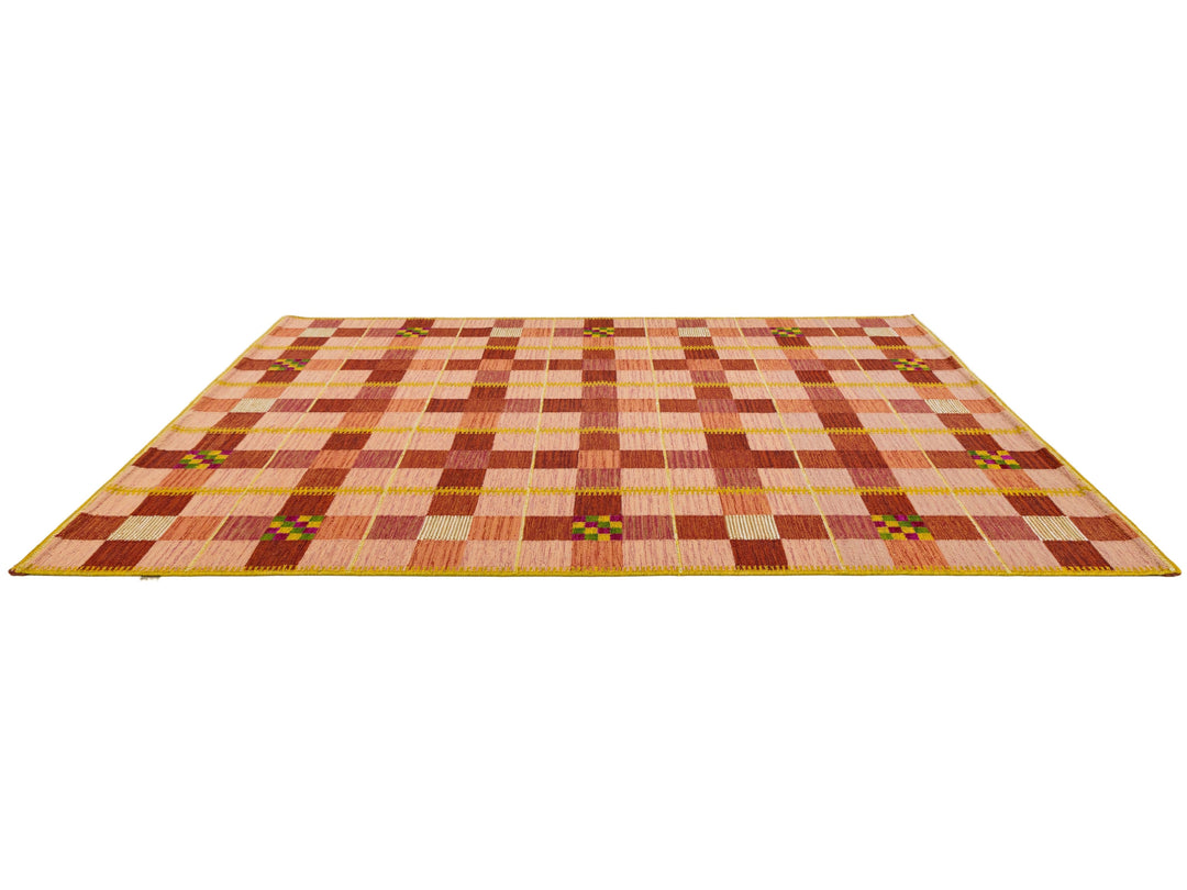 Modern Swedish Wool Rug 9 X 12