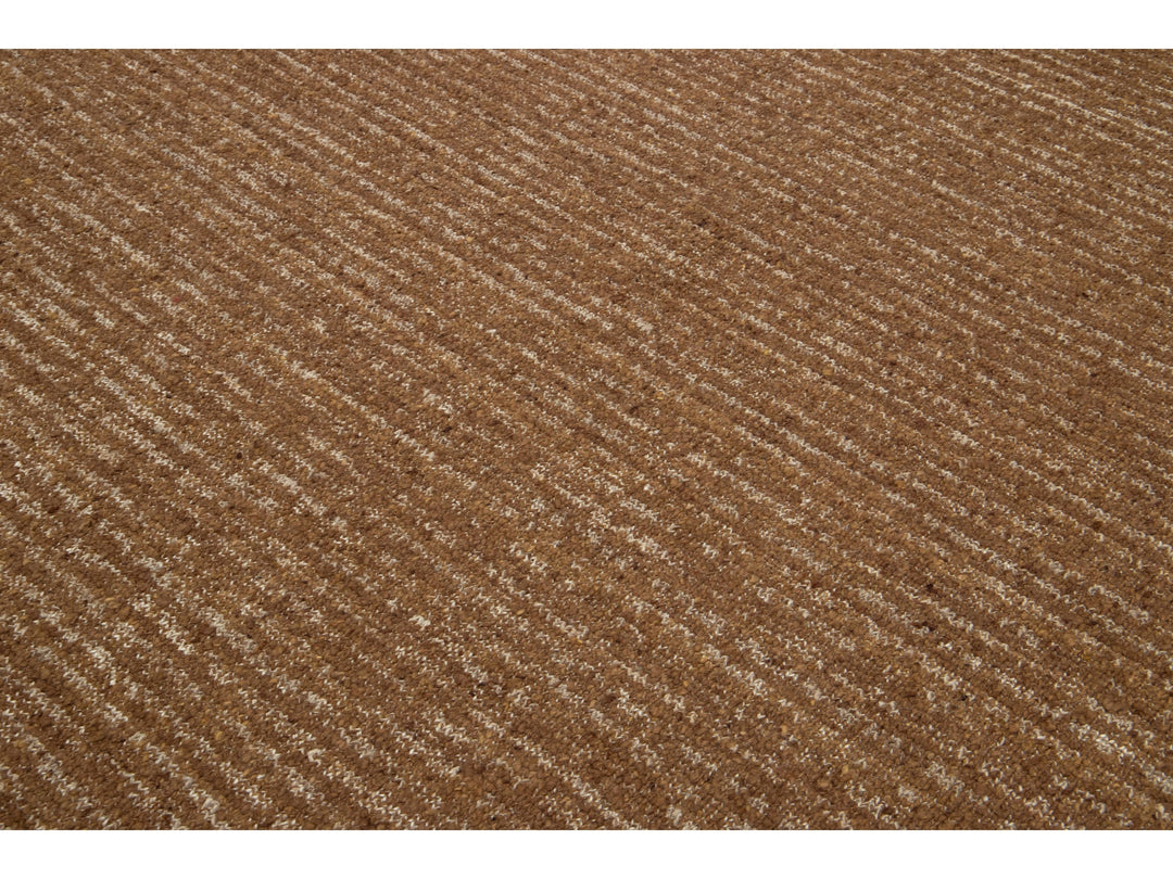 Modern Flatweave Kilim Wool Rug 12 X 15