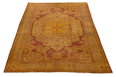 Antique Persian Amritsar Wool Rug 11 X 17