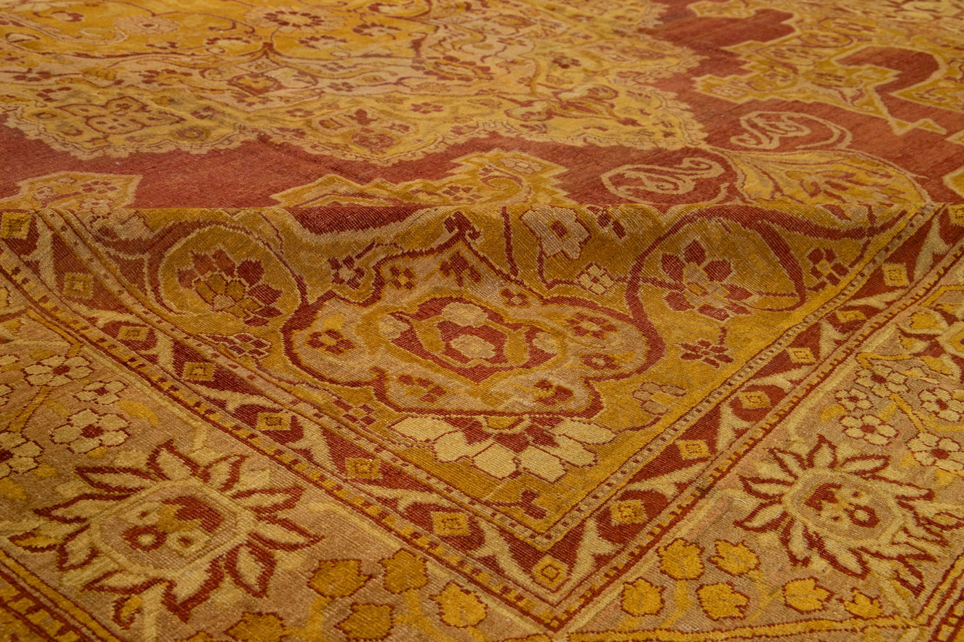 Antique Persian Amritsar Wool Rug 11 X 17