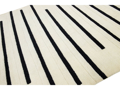 Modern Moroccan Wool Rug 8 X 10