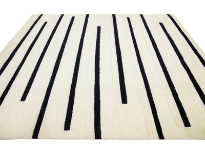 Modern Moroccan Wool Rug 8 X 10